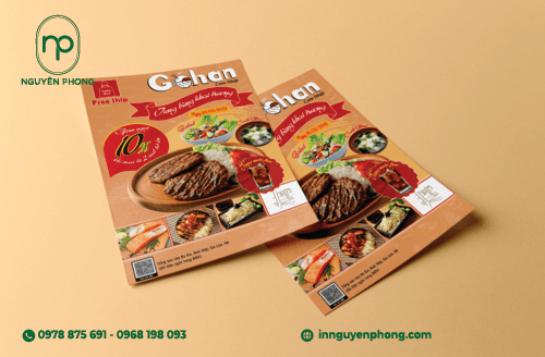 Mẫu thiết kế tờ rơi quảng cáo đẹp - In tờ rơi giá tốt tại Hà Nội